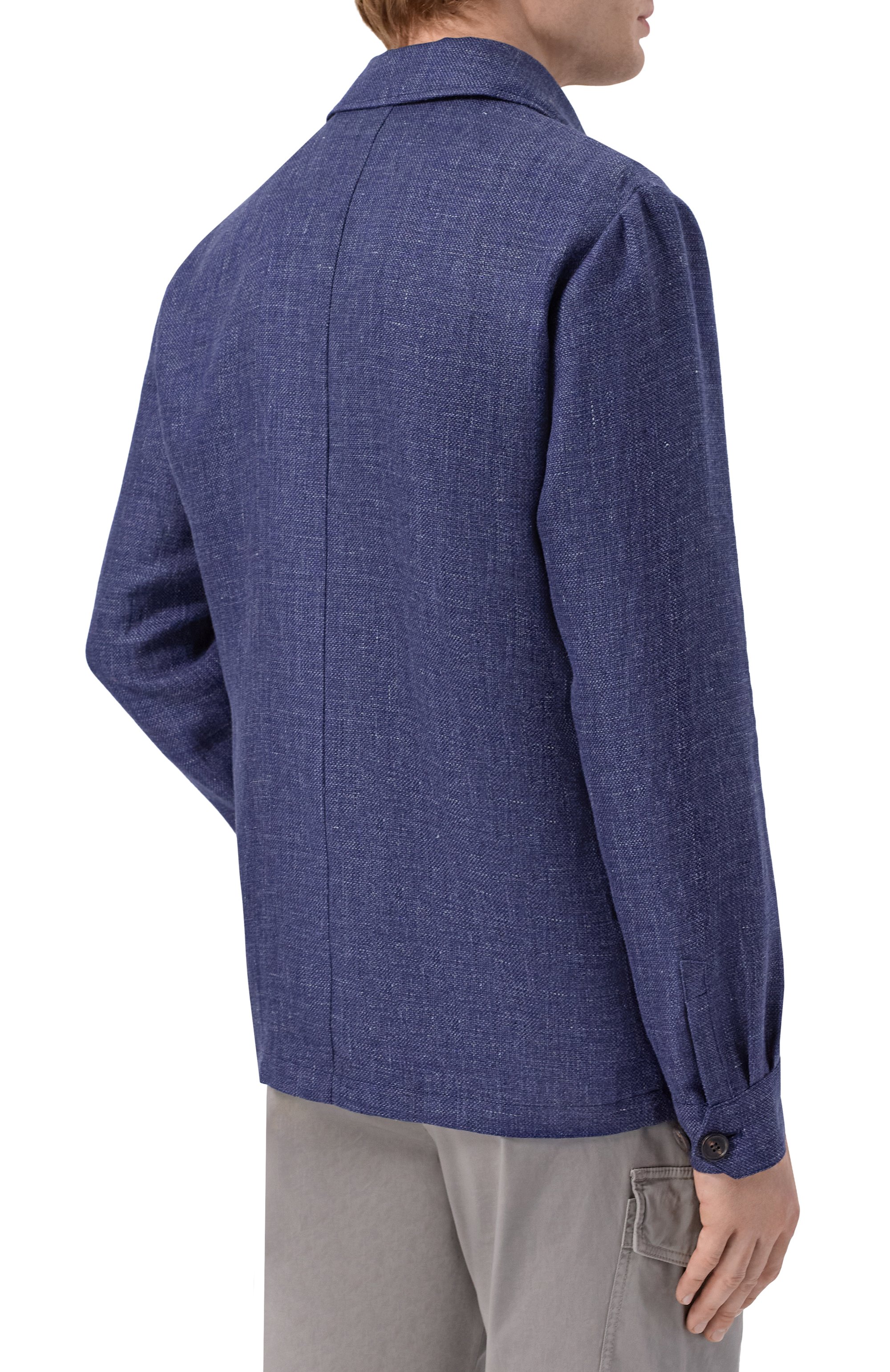 Пиджак изо льна и шерсти CORNELIANI, арт. 27XL50/2718258, фото 4