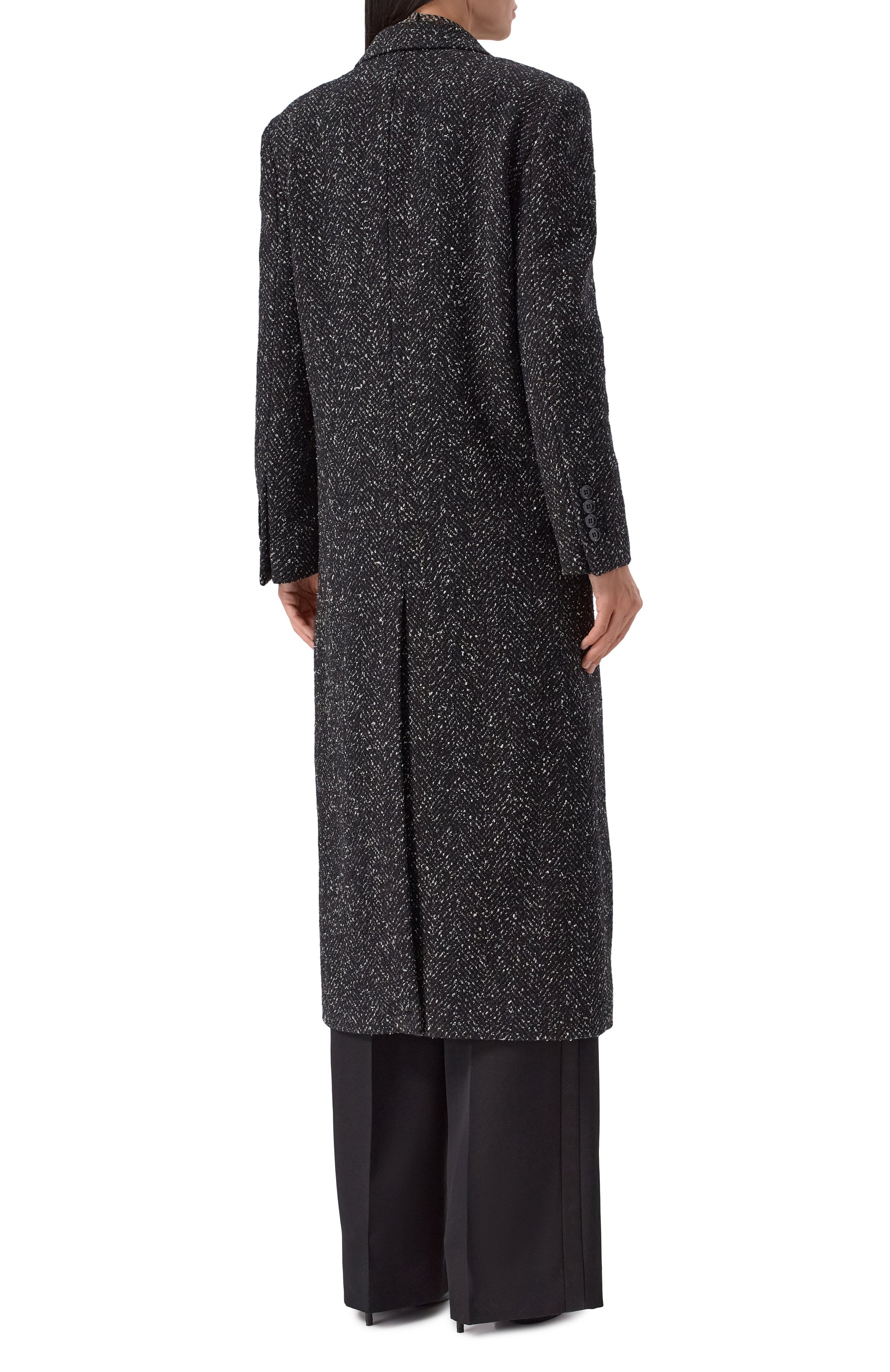 Пальто из шерсти и шелка DOLCE & GABBANA, арт. F0GHHT/FCZAD, фото 4