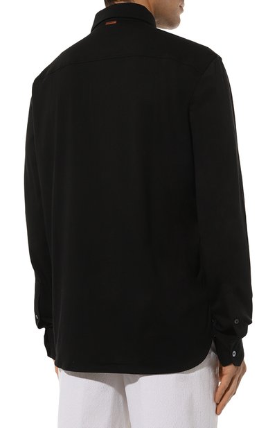 Хлопковая рубашка ZEGNA, арт. UB360A5/B766001, фото 4