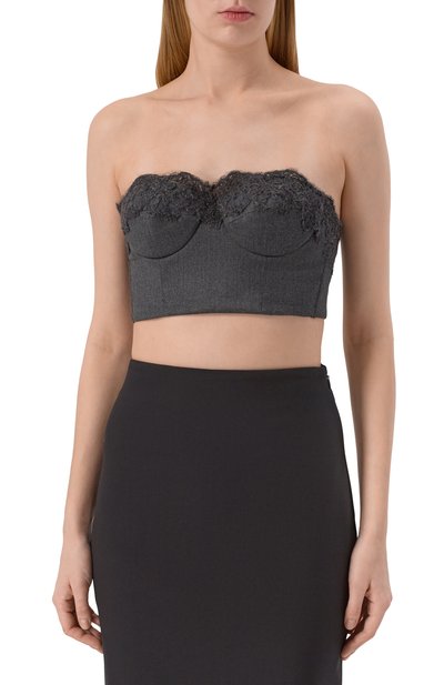 Бюстье из шерсти и вискозы ERMANNO SCERVINO, арт. D474Y313BJWR, фото 3