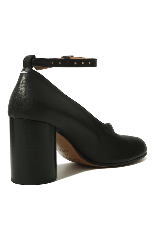 Кожаные туфли Court Maison Margiela S34WL0021/P3753 Чёрный  S34WL0021/P3753 Фото 5