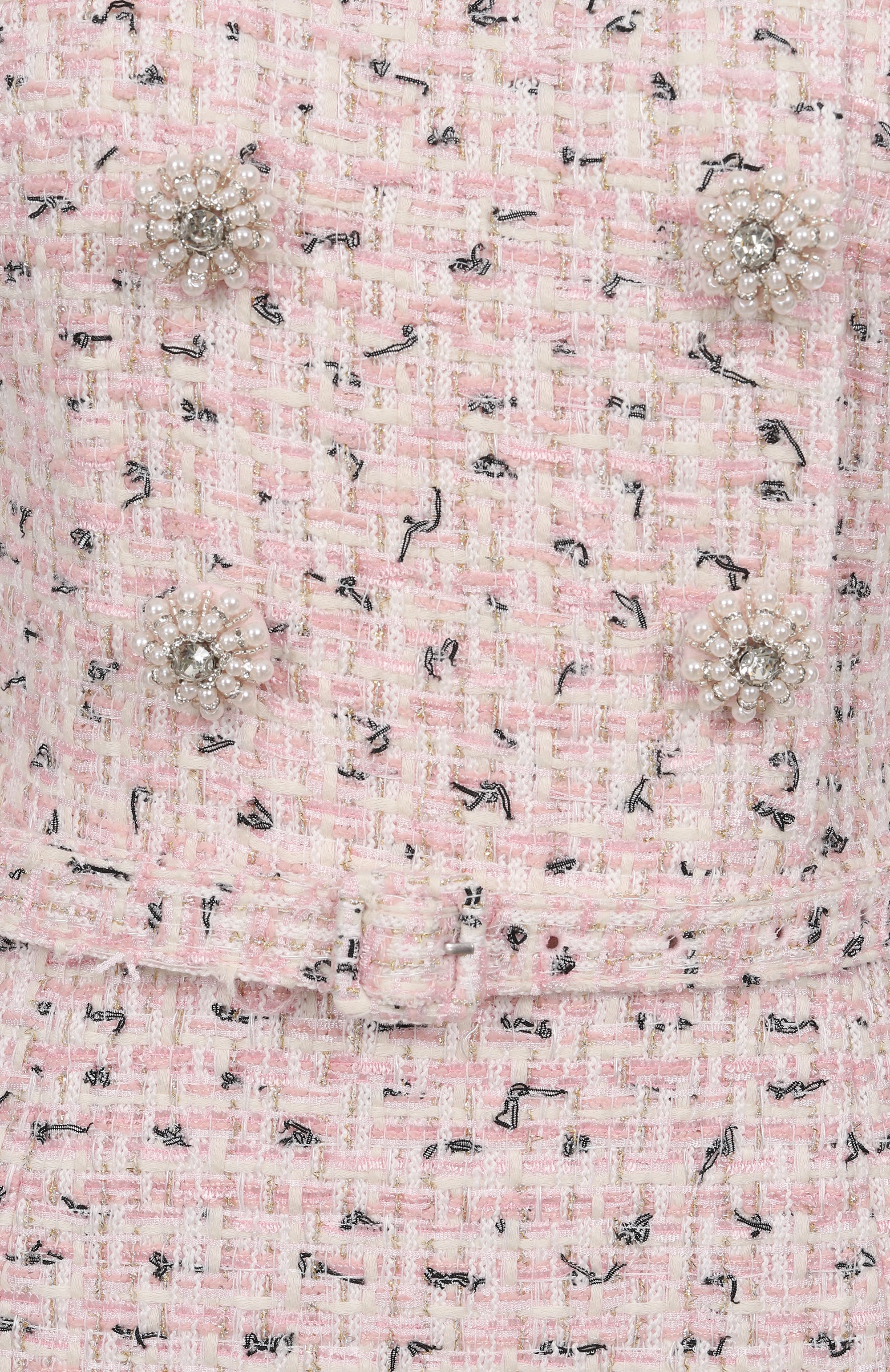 Твидовое платье SELF-PORTRAIT, арт. SS25003SP, фото 6