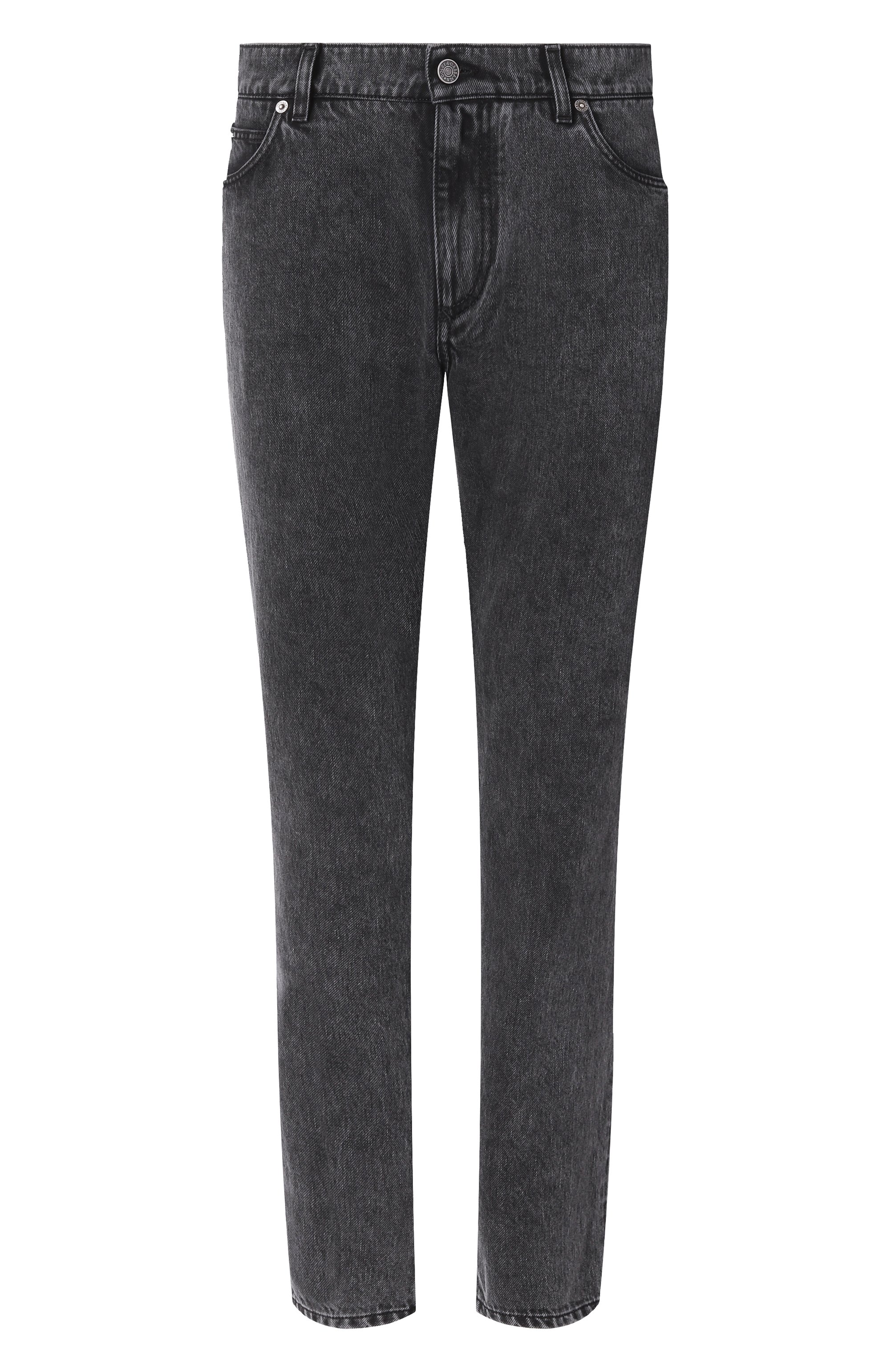 Джинсы regular DOLCE & GABBANA темно-серого цвета по цене 95050 руб., арт. GYJCCD/G8MZ8, фото 1 Джинсы regular DOLCE & GABBANA, арт. GYJCCD/G8MZ8, фото 1