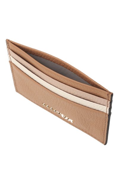 Кожаный футляр для кредитных карт COCCINELLE светло-бежевого цвета по цене 6050 руб., арт. E2M10129501, фото 3 Кожаный футляр для кредитных карт COCCINELLE, арт. E2M10129501, фото 3