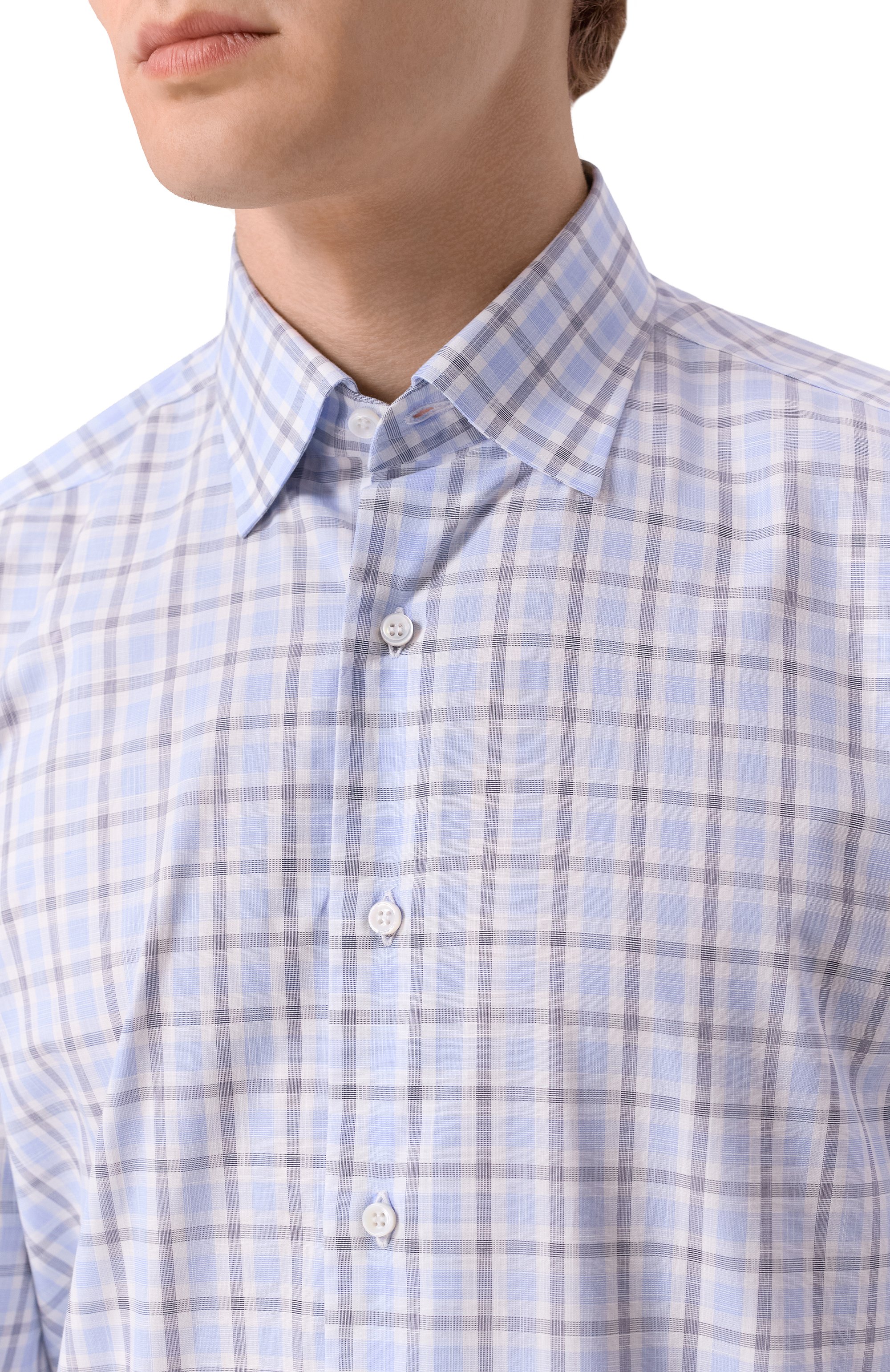 Хлопковая рубашка MVST, арт. M0RBIDA/PB/R0UND/399-C0TT0N, фото 5