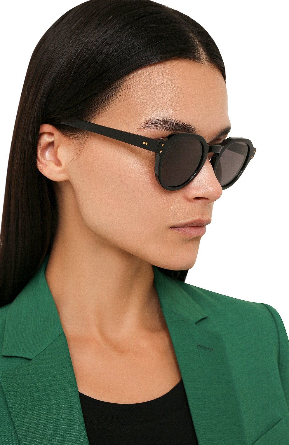 Солнцезащитные очки KALEOS черного цвета по цене 27000 руб., арт. C00PER C-001, фото 2 Солнцезащитные очки KALEOS, арт. C00PER C-001, фото 2