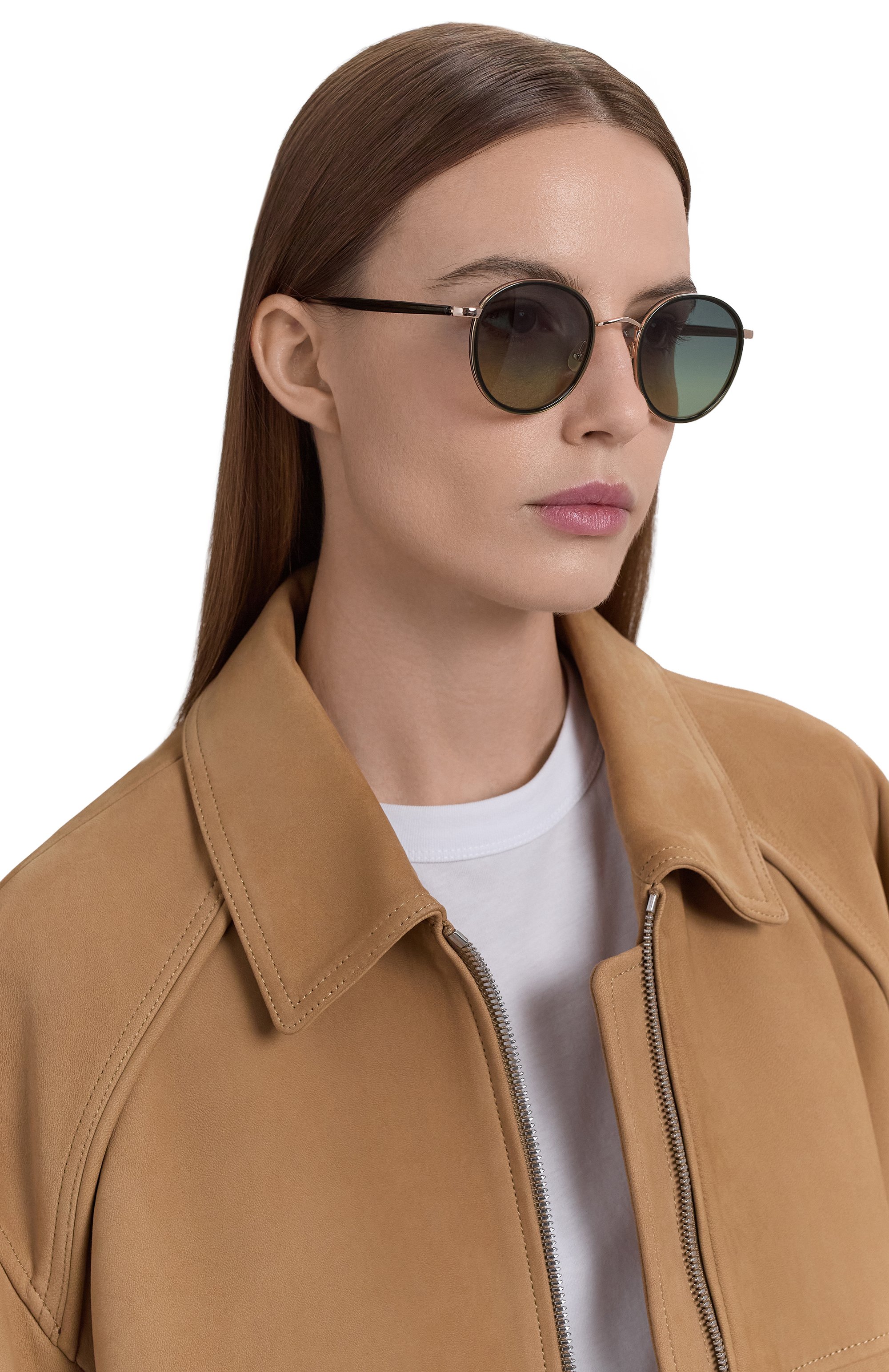 Солнцезащитные очки MOSCOT, арт. ZEV SUN DARK GREEN/G0LD F0REST W00D, фото 3