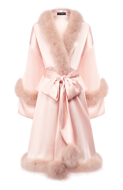 Шелковый халат DOLCE & GABBANA, арт. F0Y82Z/FU1NU, фото 1