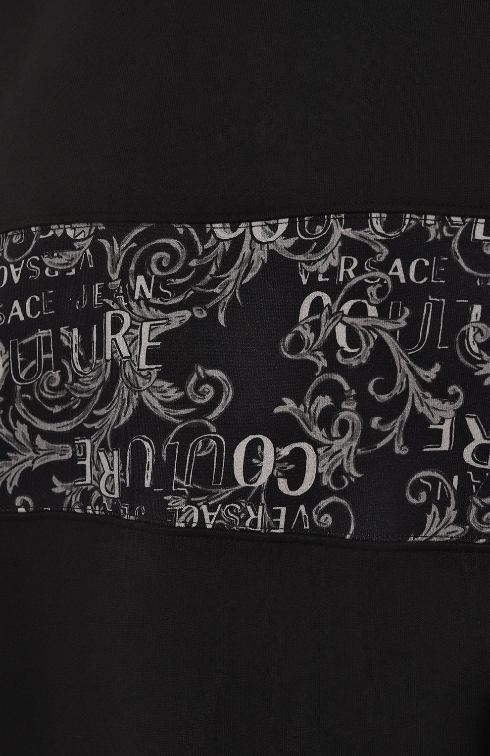 Хлопковый свитшот VERSACE JEANS COUTURE, арт. 74GAI309/FS063, фото 5