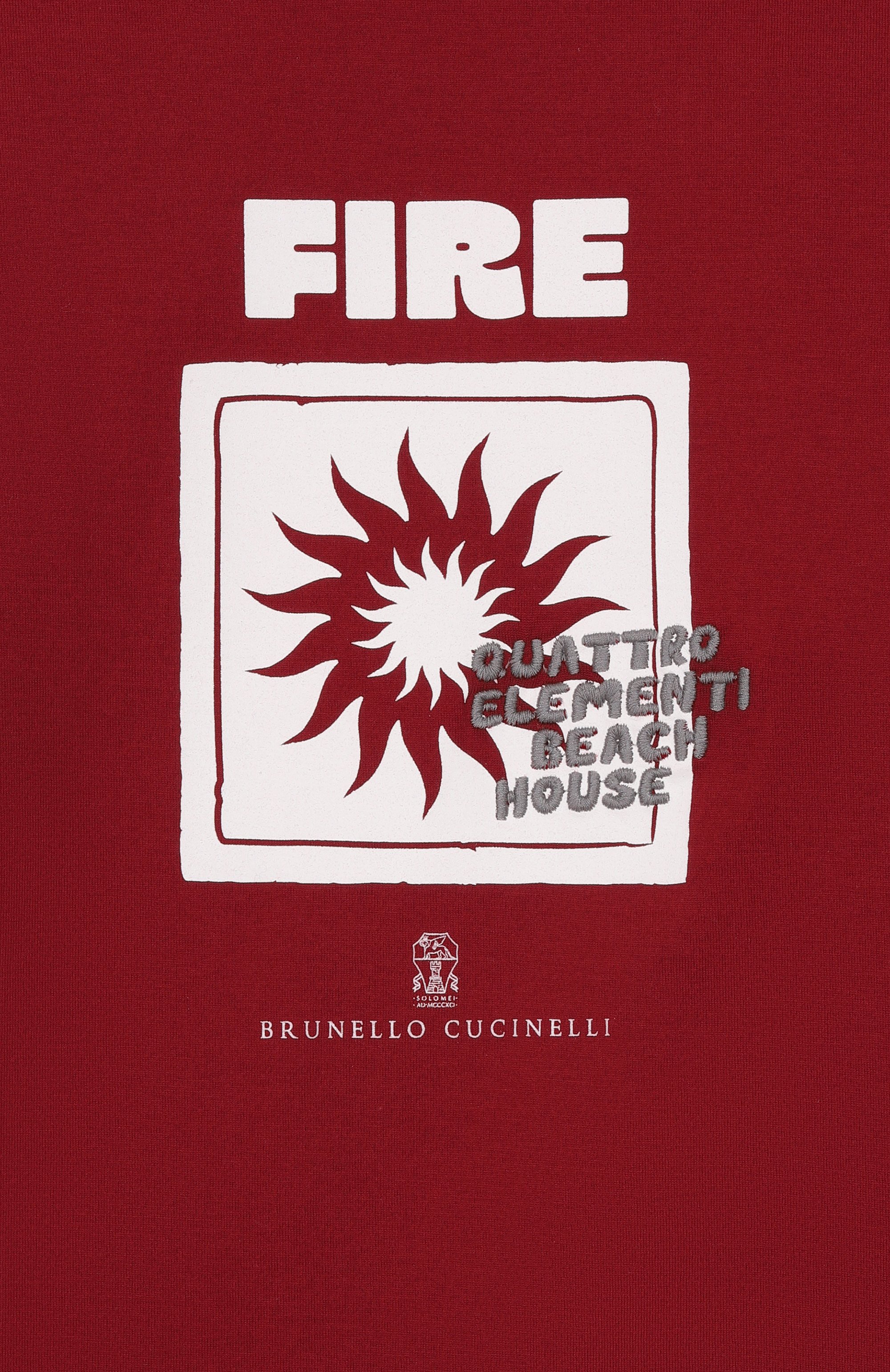 Хлопковая футболка BRUNELLO CUCINELLI, арт. B0B13T185C, фото 3