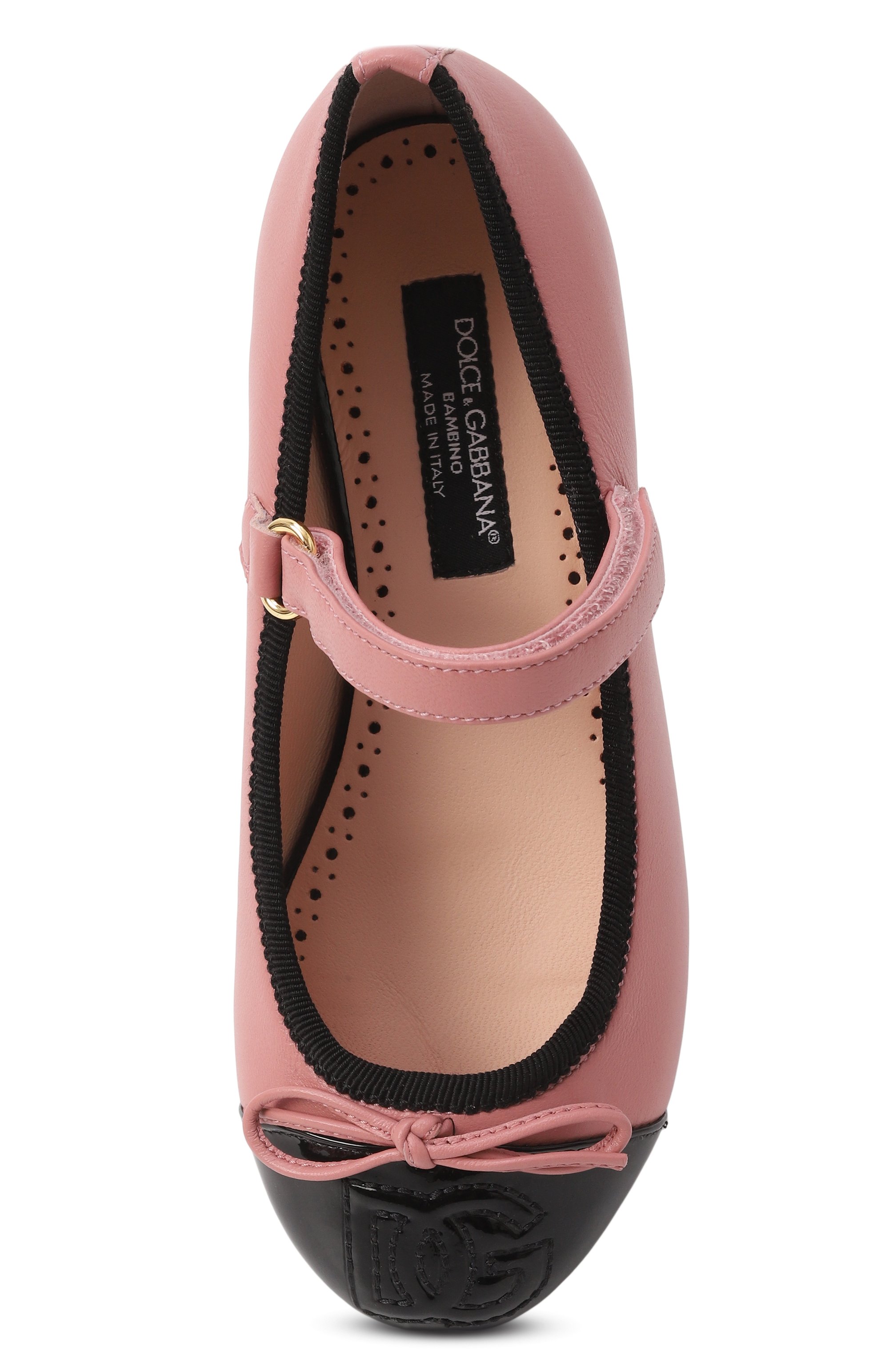 Кожаные балетки DOLCE & GABBANA, арт. D11273/A7924/29-36, фото 4