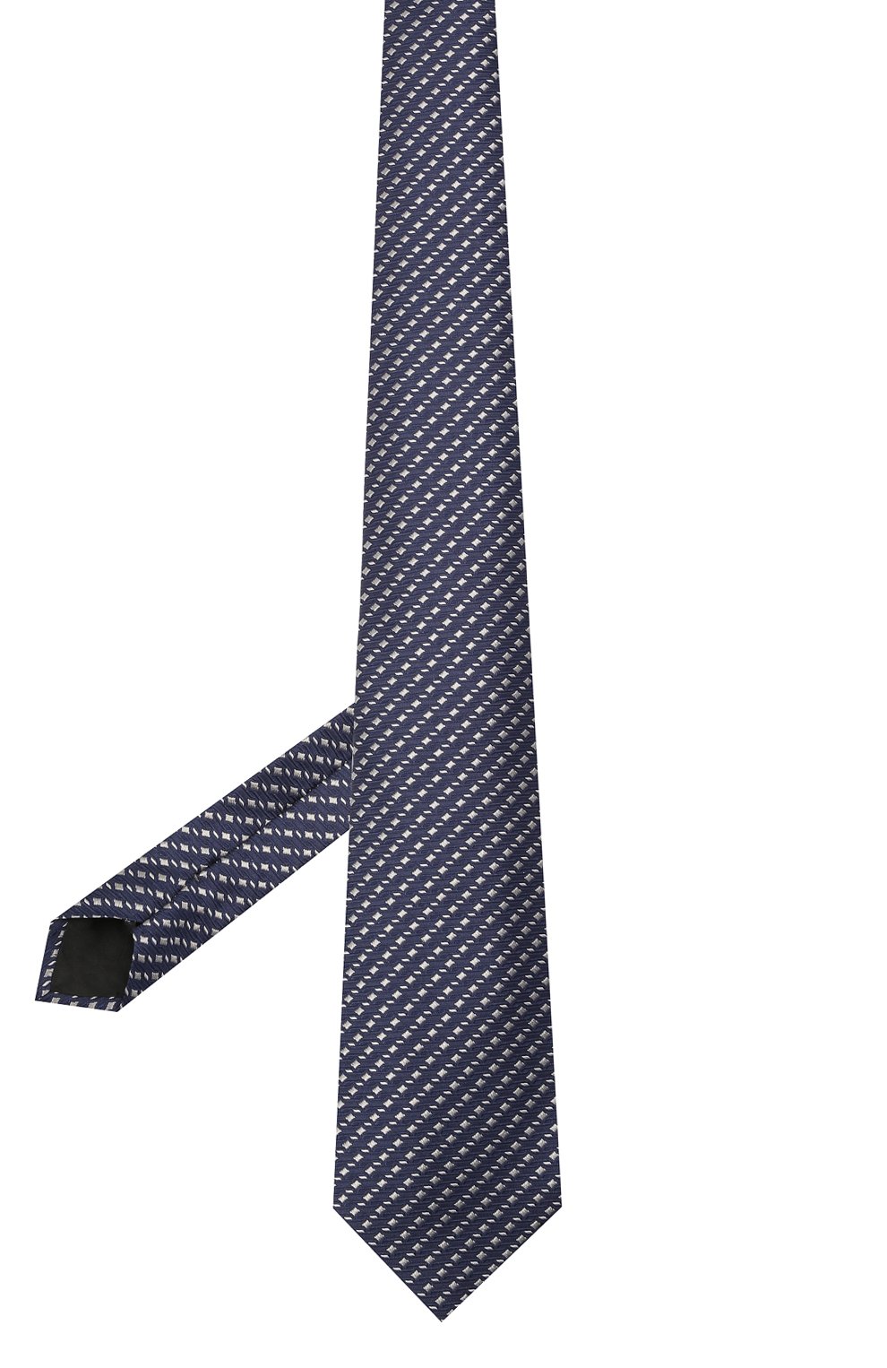 Шелковый галстук LANVIN темно-синего цвета по цене 12600 руб., арт. 2098/TIE, фото 2 Шелковый галстук LANVIN, арт. 2098/TIE, фото 2