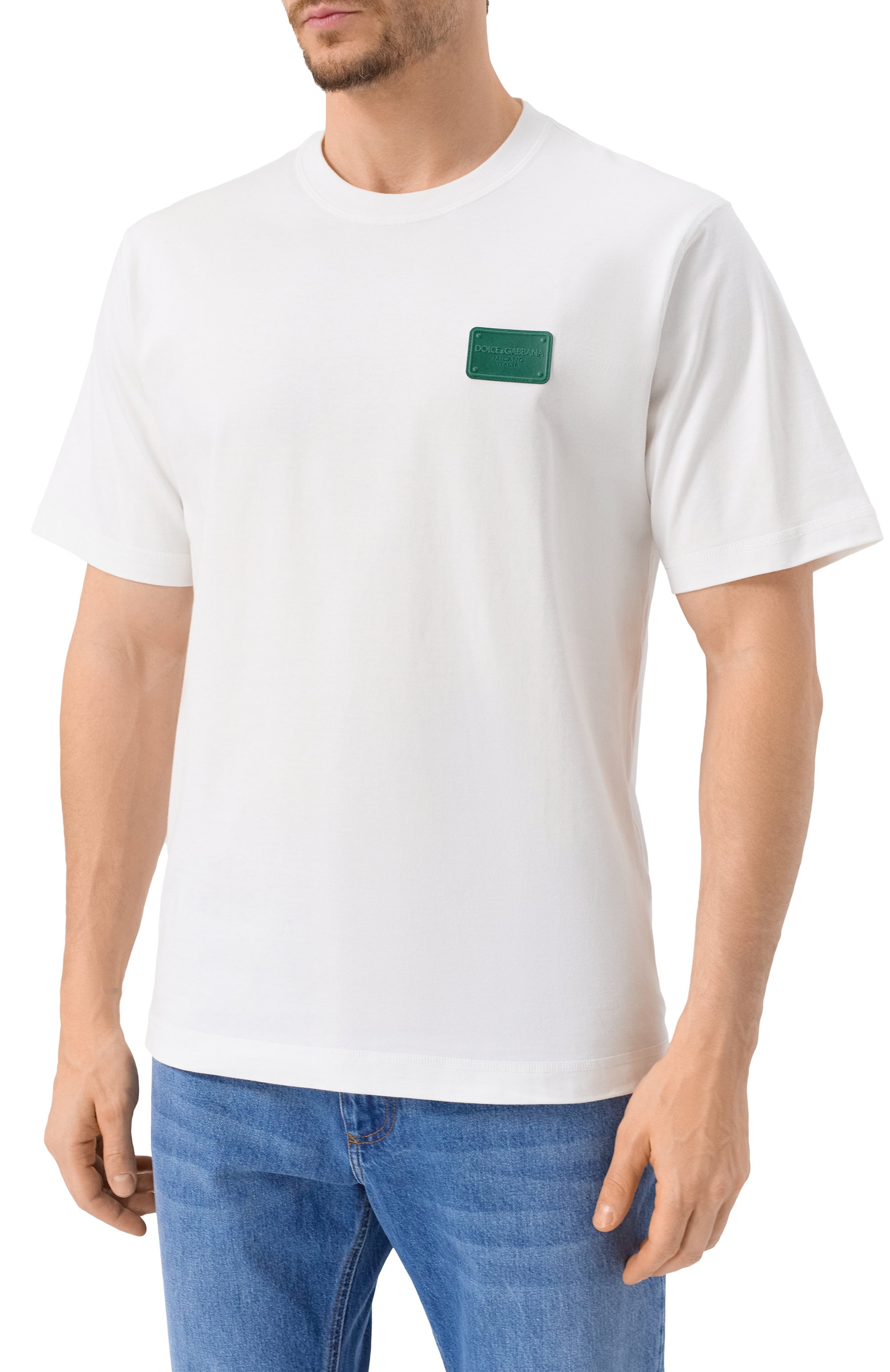 Хлопковая футболка DOLCE & GABBANA, арт. G8PN9T/G7NTW, фото 3