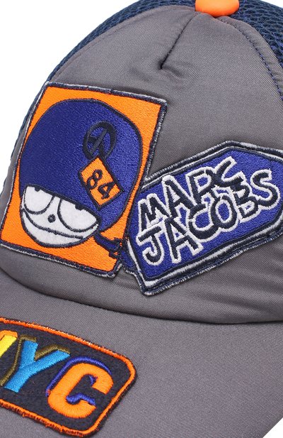 Бейсболка MARC JACOBS (THE) синего цвета по цене 6135 руб., арт. W21013/54-56, фото 3 Бейсболка MARC JACOBS (THE), арт. W21013/54-56, фото 3