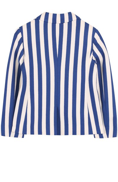 Однобортный пиджак из хлопка в полоску с нашивкой GUCCI, арт. 499556/X9M24, фото 2