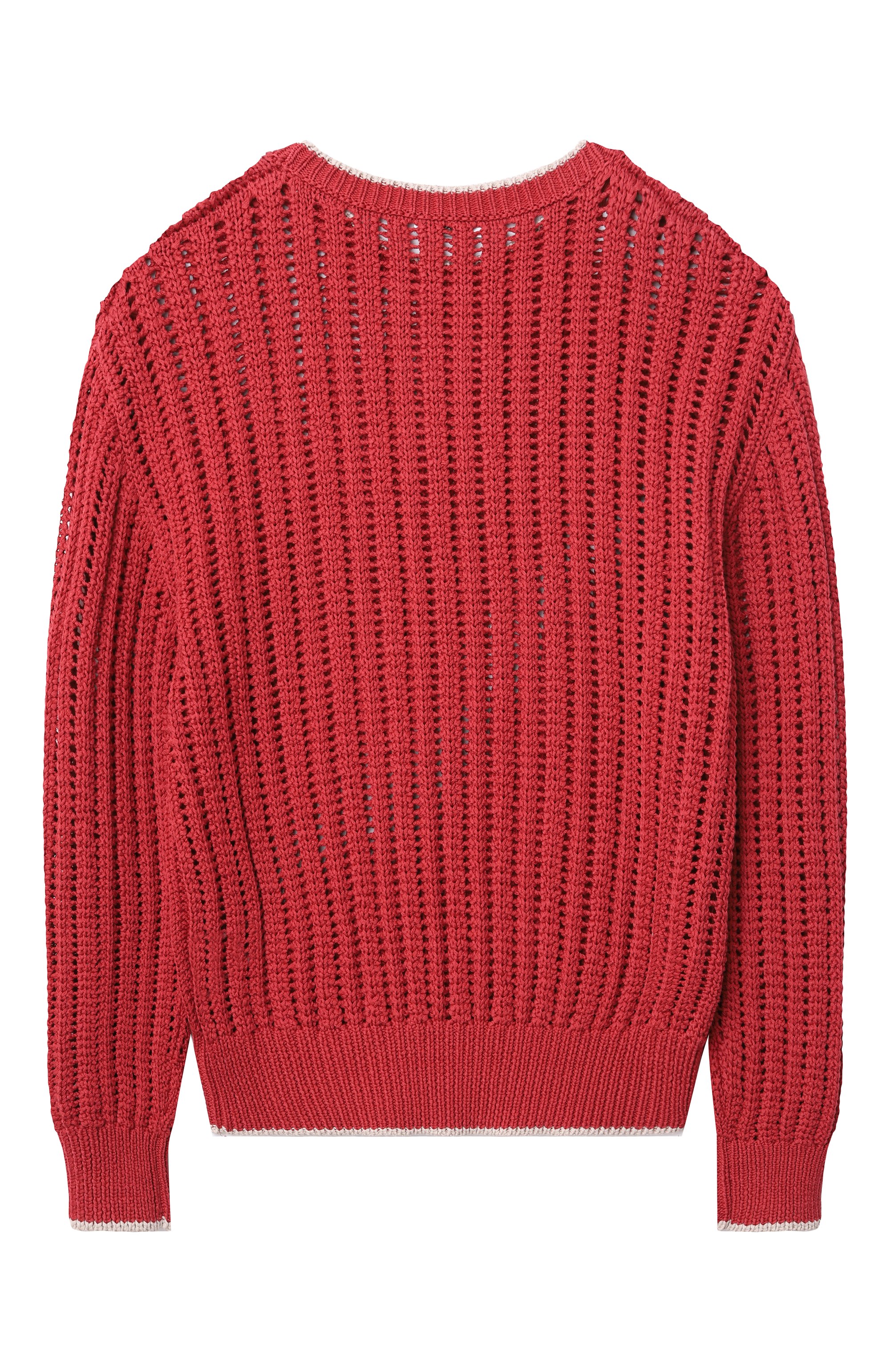 Хлопковый свитер BRUNELLO CUCINELLI, арт. BSBM52500A, фото 2