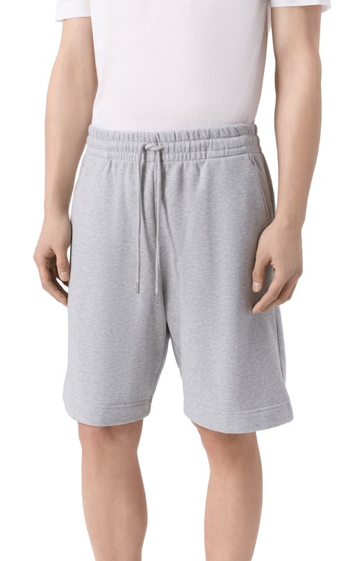 Хлопковые шорты Dries Van Noten 021158/3611 Серый  021158/3611 Фото 3