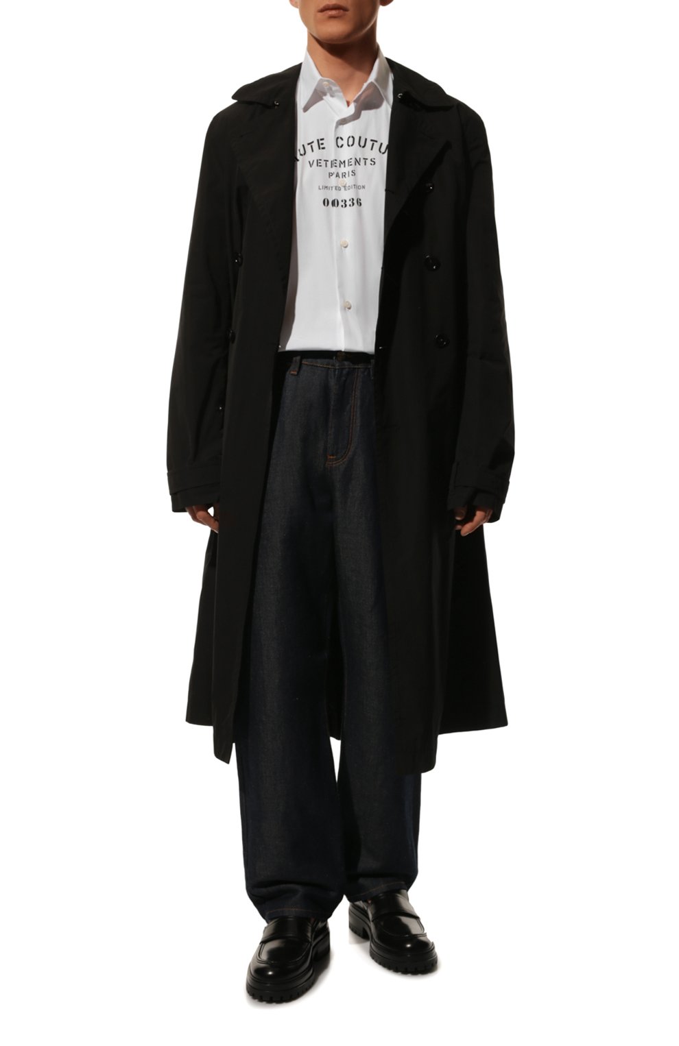 Хлопковая рубашка VETEMENTS, арт. UA53SH450W 1001/M, фото 2