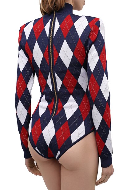Боди из вискозы BALMAIN, арт. UF00946/K196, фото 5