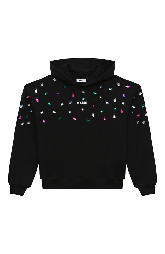 

Хлопковое худи MSGM kids, Чёрный