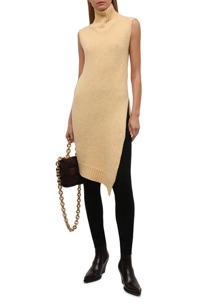 Кашемировые легинсы RICK OWENS черного цвета по цене 66150 руб., арт. R002A7691/WS, фото 2 Кашемировые легинсы RICK OWENS, арт. R002A7691/WS, фото 2