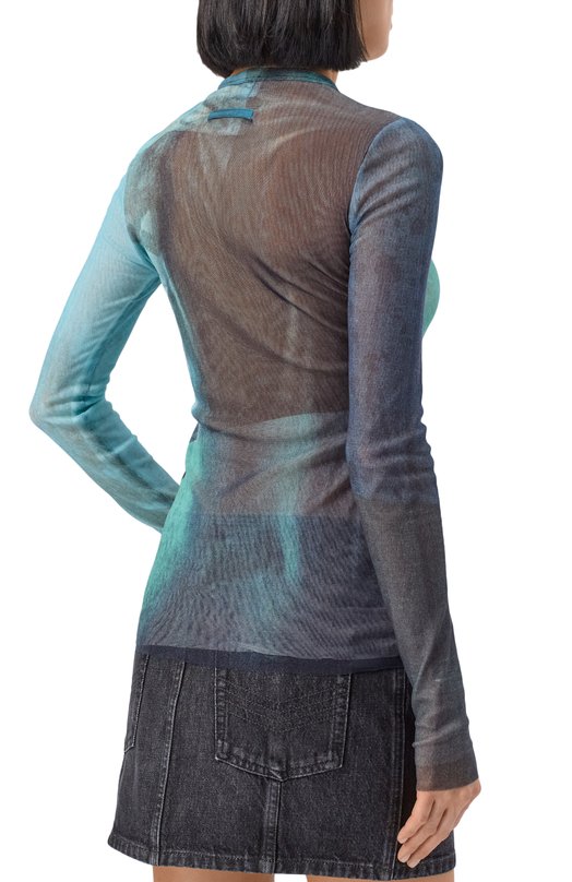 Топ Jean Paul Gaultier 25/03-W-T0310/M004P Голубой  25/03-W-T0310/M004P Фото 4