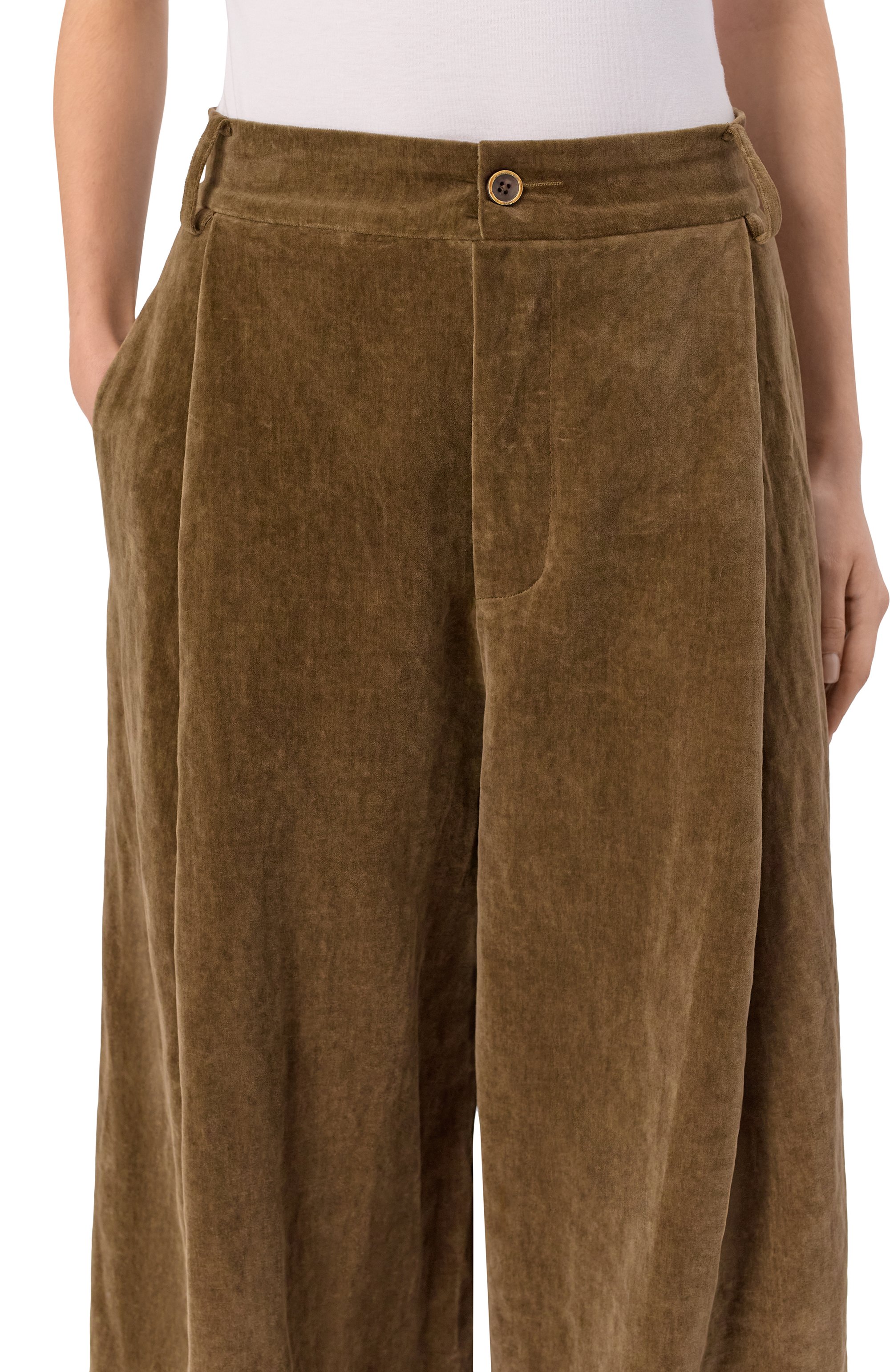 Бархатные брюки UMA WANG, арт. UP3011, фото 5