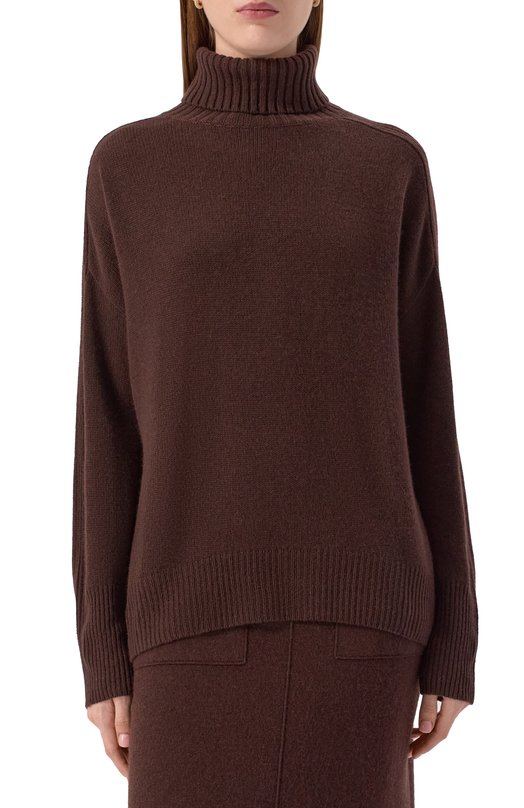 Кашемировый свитер Allude 255/11156 Коричневый  255/11156 Фото 3