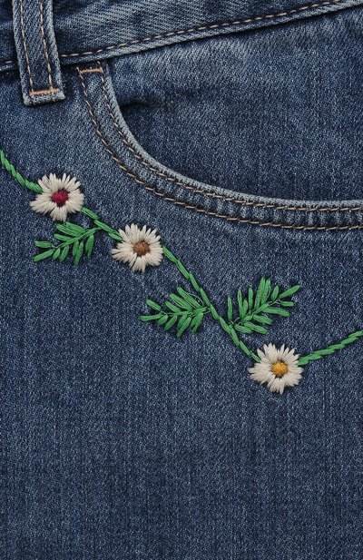 Джинсы GUCCI синего цвета по цене 64800 руб., арт. 595879 XDA2A, фото 3 Джинсы GUCCI, арт. 595879 XDA2A, фото 3