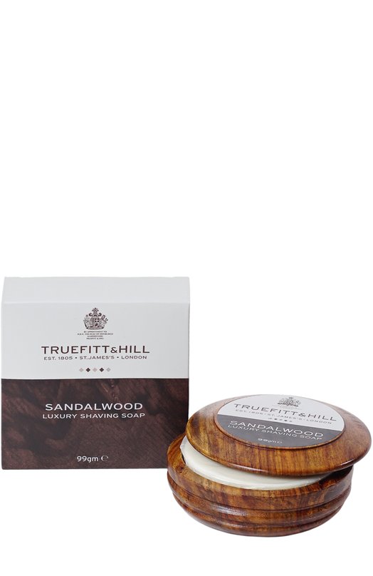 фото Мыло для бритья в деревянной чаше sandalwood truefitt&hill