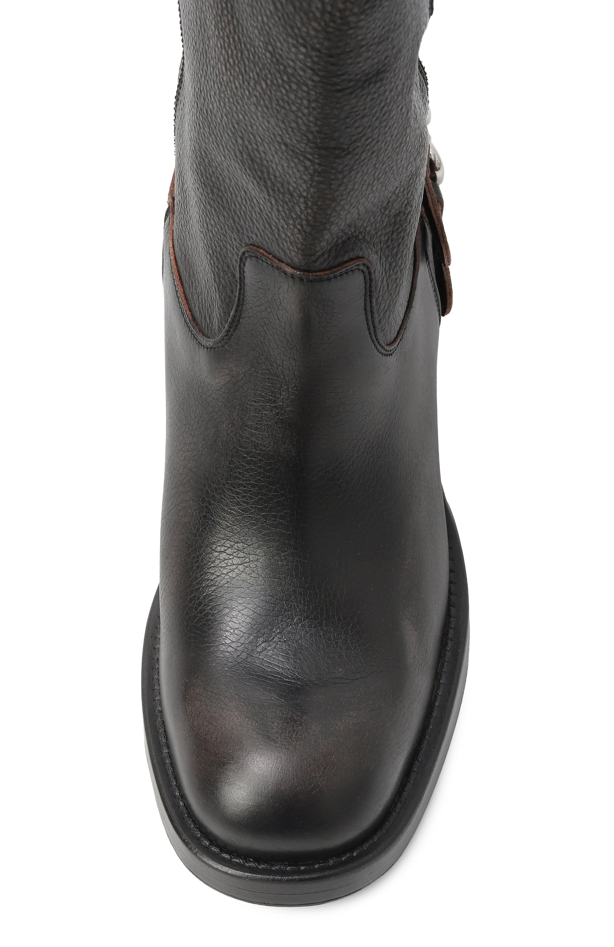 Кожаные ботинки dakota CHLOÉ черного цвета по цене 156000 руб., арт. CHC25A12FSY, фото 6 Кожаные ботинки dakota CHLOÉ, арт. CHC25A12FSY, фото 6