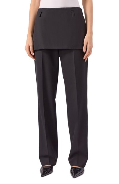 Шерстяные брюки TOTEME, арт. 253-WRB0284-FB0435, фото 3