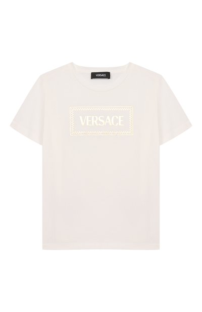 Хлопковая футболка VERSACE, арт. 1018342/1A13874