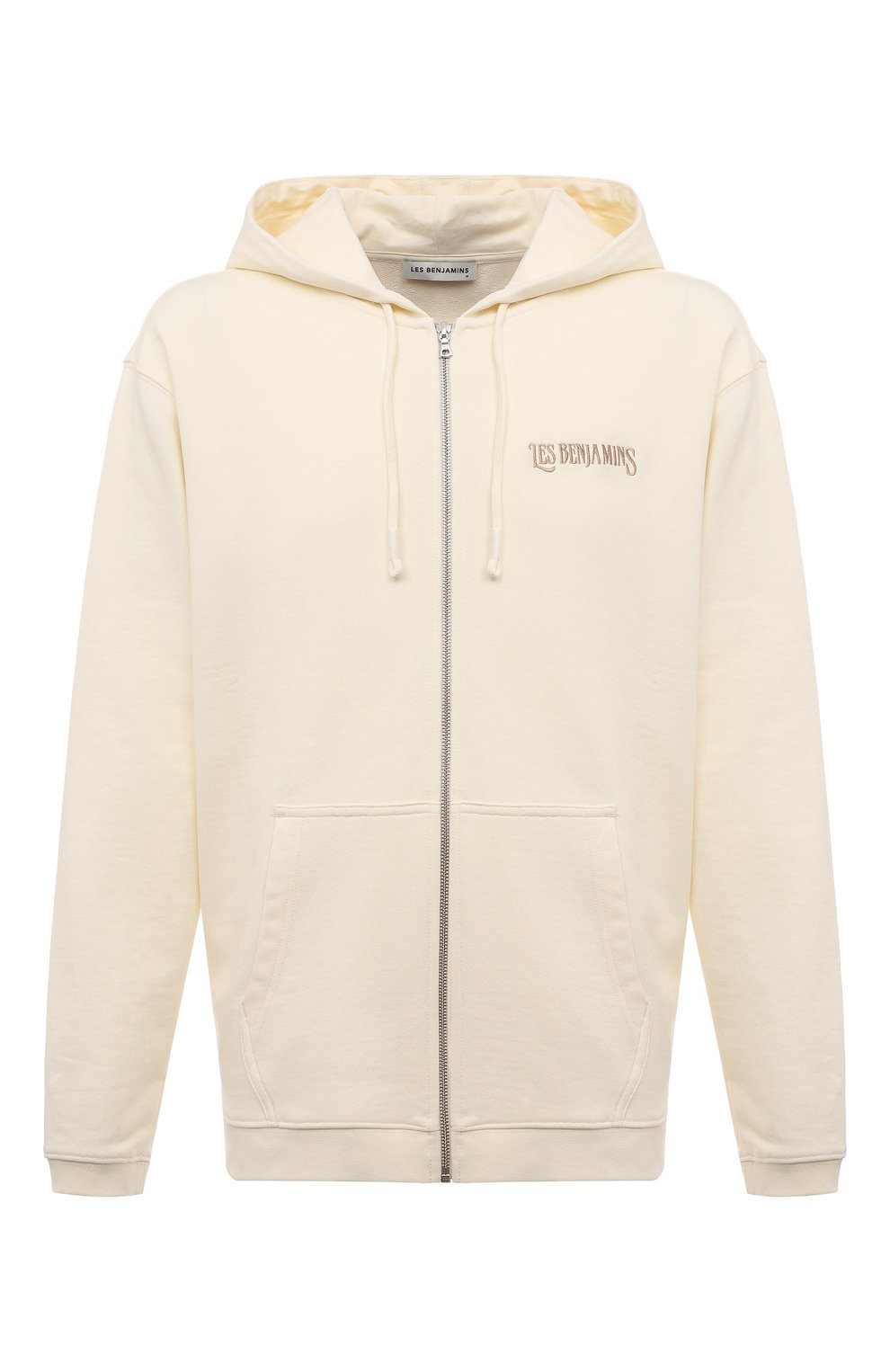 Хлопковая толстовка LES BENJAMINS кремового цвета по цене 25850 руб., арт. LB23SSH0EMUZH-002, фото 1 Хлопковая толстовка LES BENJAMINS, арт. LB23SSH0EMUZH-002, фото 1
