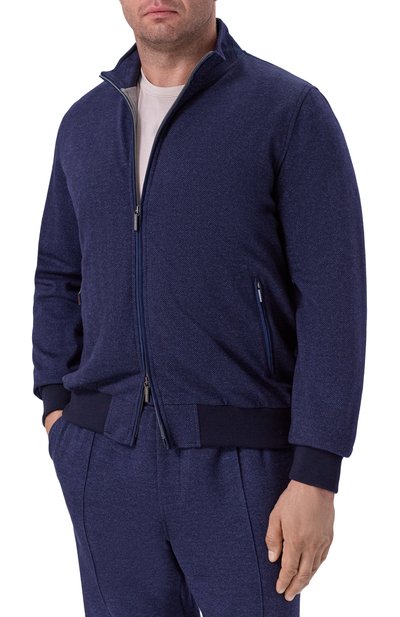 Толстовка из шерсти и хлопка CAPOBIANCO, арт. 19M454.SP00./58, фото 3