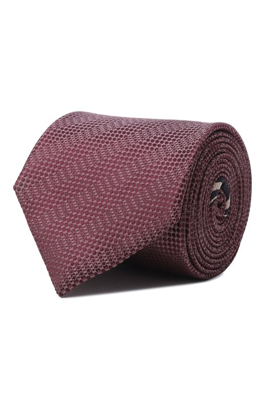 Шелковый галстук Brioni 061D00/PD460 Бордовый 061D00/PD460