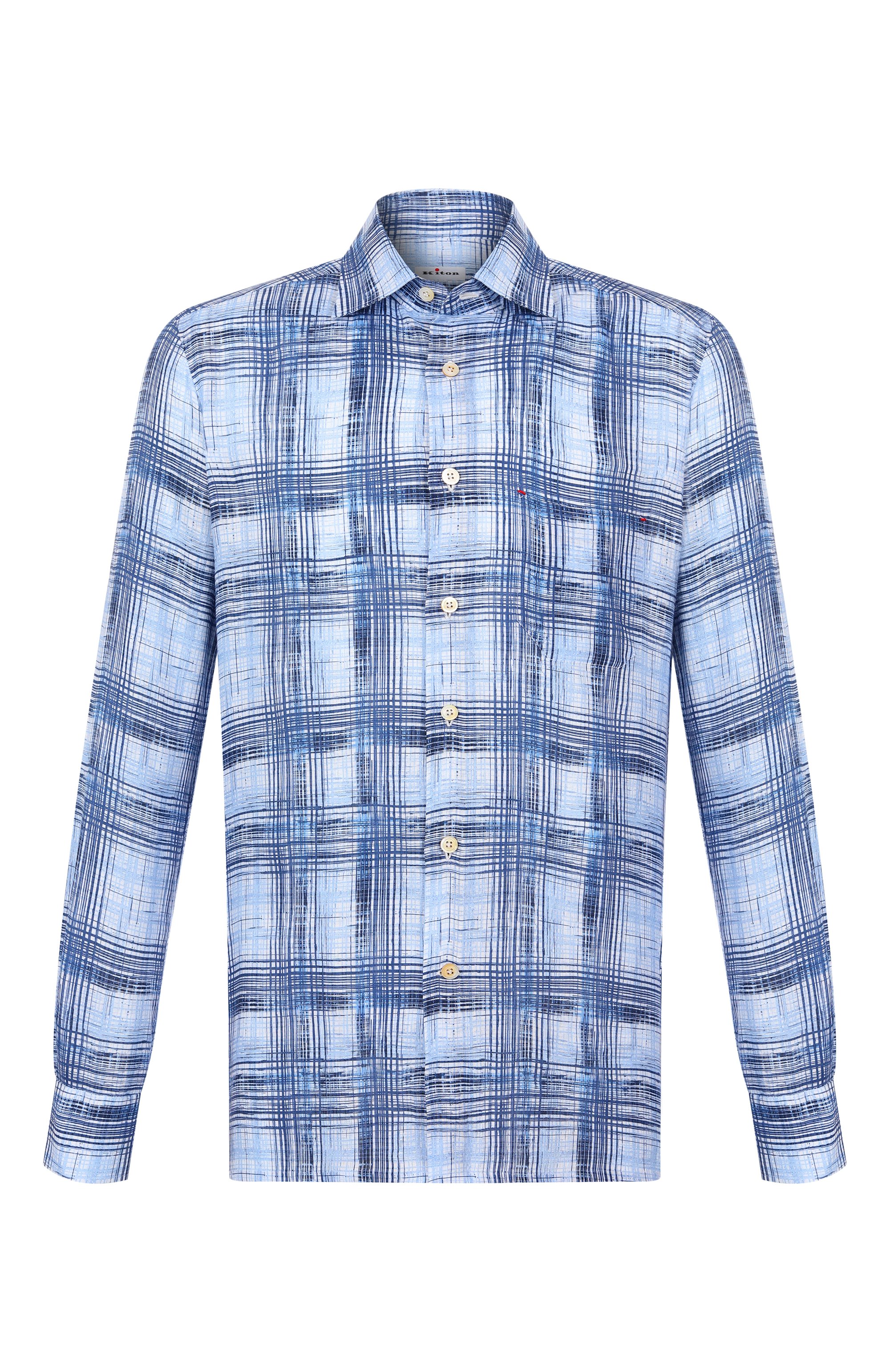 Льняная рубашка KITON, арт. UMCNERH0924407, фото 1