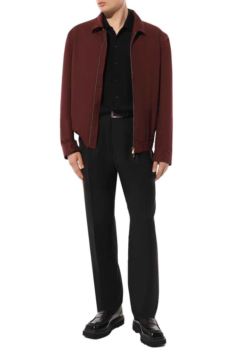 Шерстяная рубашка KITON черного цвета по цене 99500 руб., арт. UMM049406, фото 2 Шерстяная рубашка KITON, арт. UMM049406, фото 2