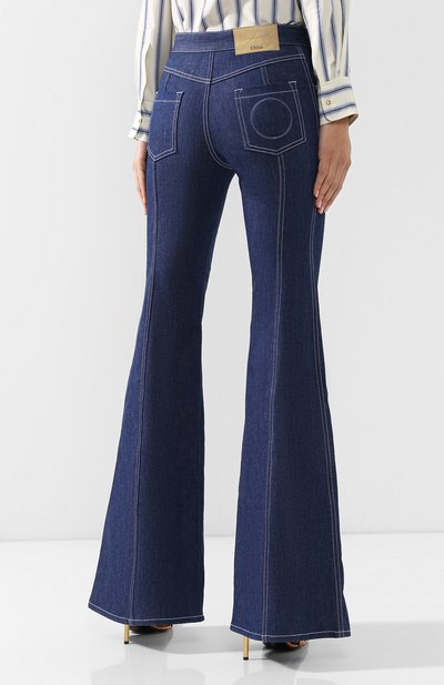 Расклешенные джинсы CHLOÉ, арт. CHC19SDP14157, фото 4