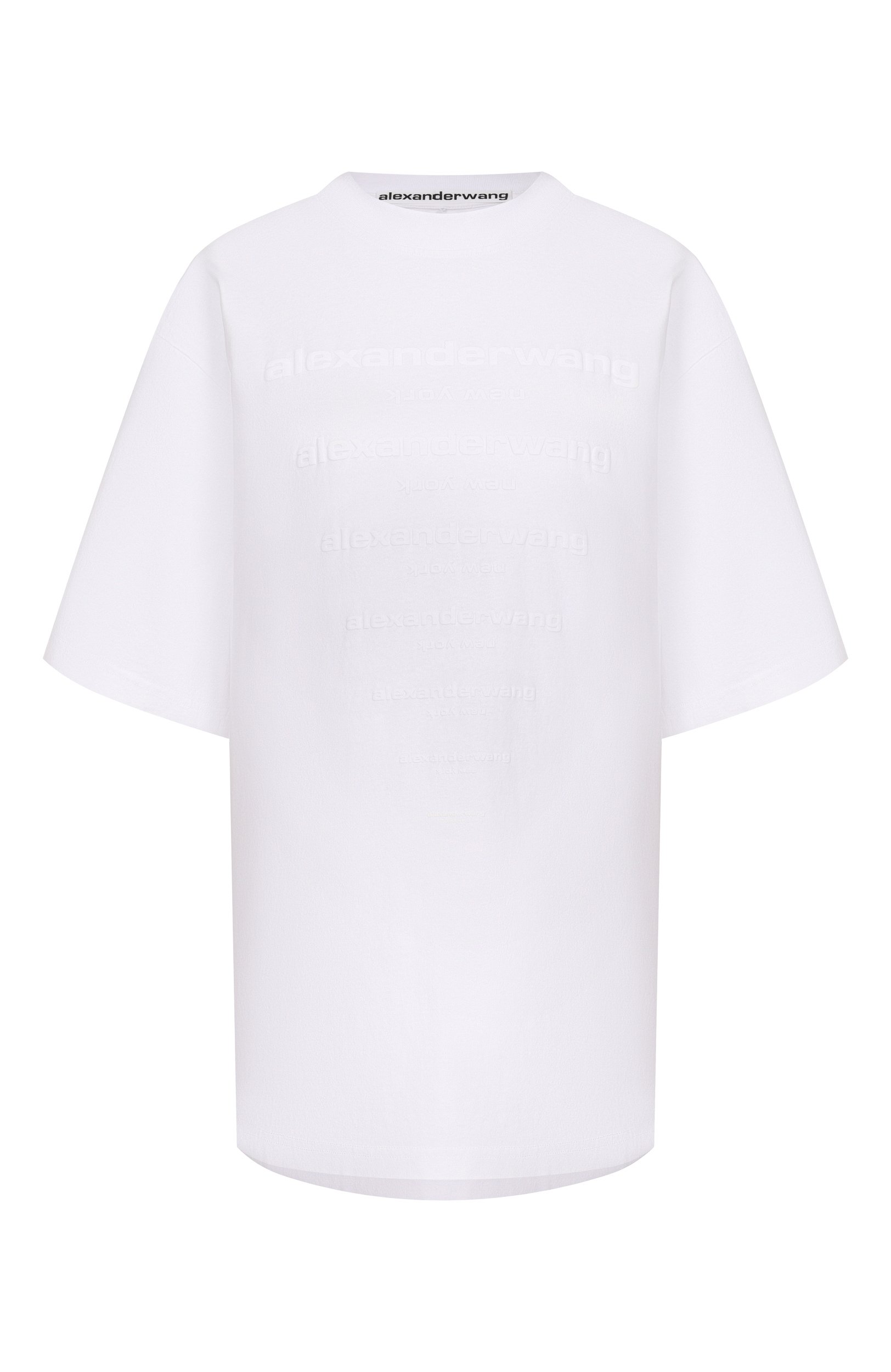 Хлопковая футболка ALEXANDER WANG белого цвета по цене 39950 руб., арт. UCC3261924, фото 1 Хлопковая футболка ALEXANDER WANG, арт. UCC3261924, фото 1