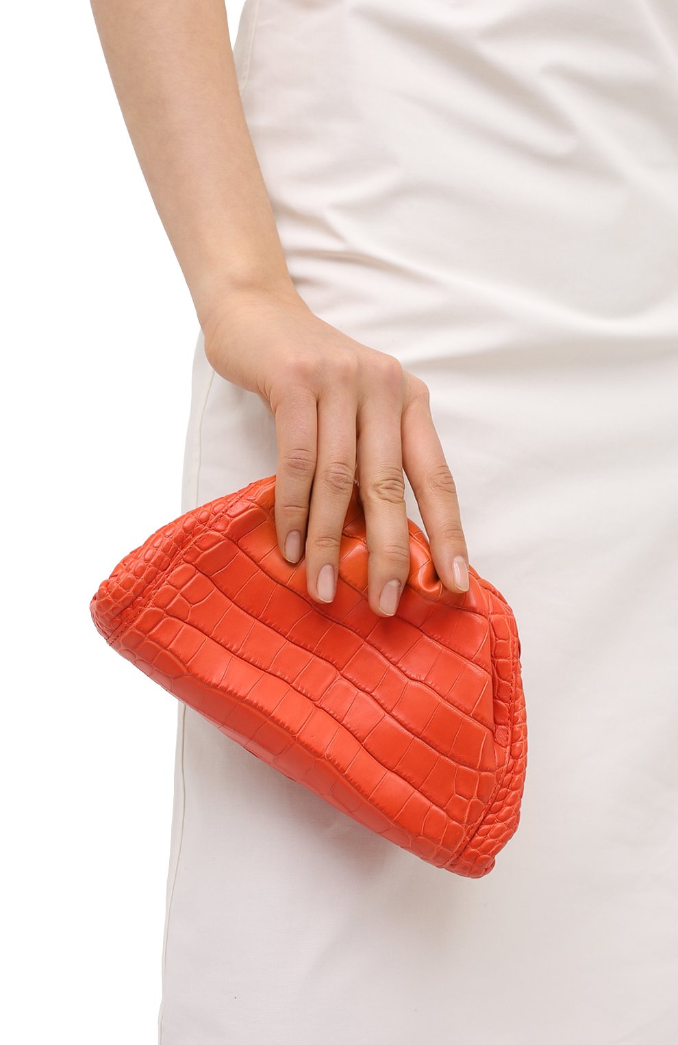 Клатч pouch mini из кожи аллигатора BOTTEGA VENETA, арт. 585852/VCPX1/AMIS, фото 2