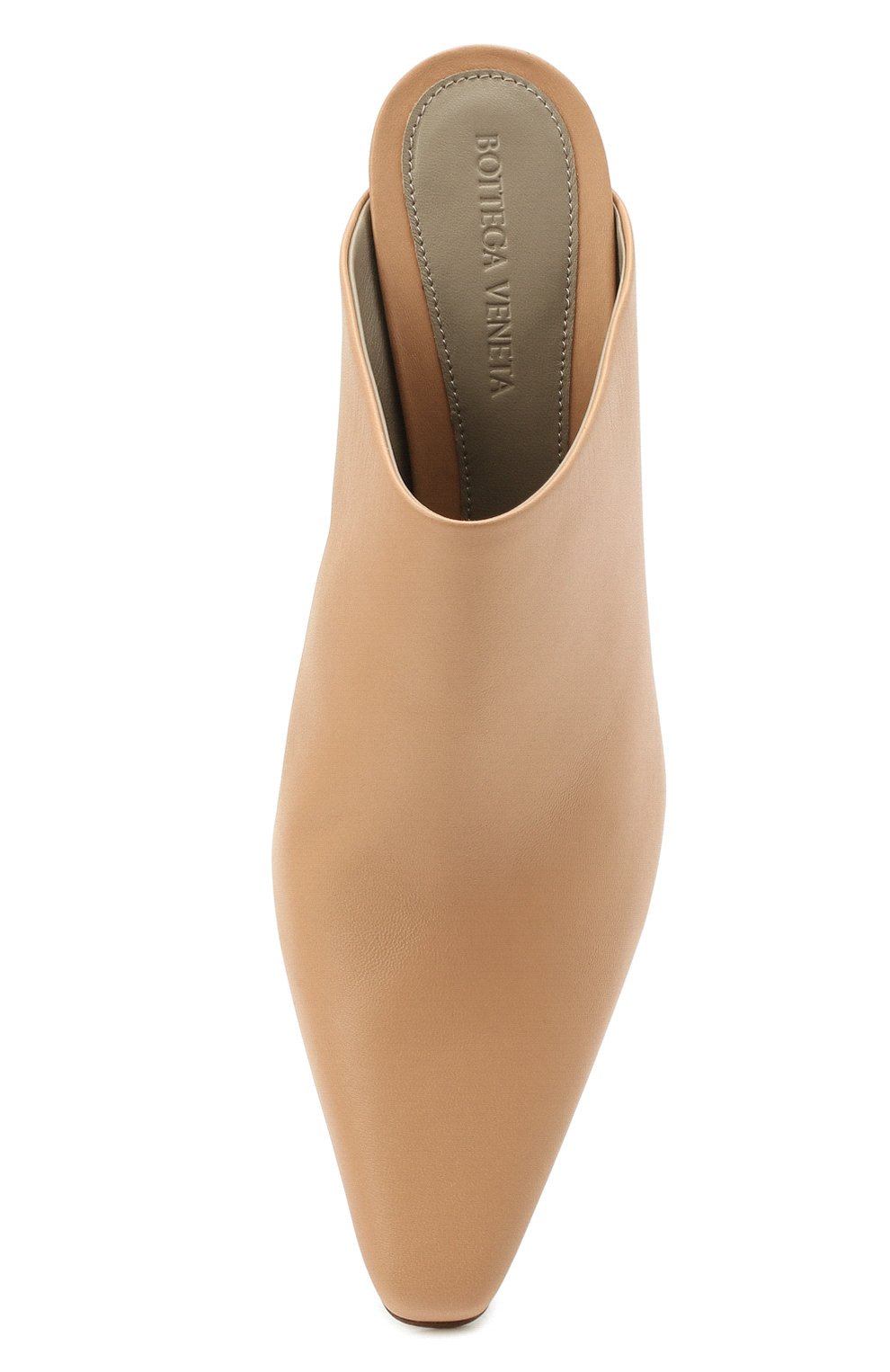 Кожаные сабо BOTTEGA VENETA бежевого цвета по цене 66550 руб., арт. 608838/VBSD0, фото 6 Кожаные сабо BOTTEGA VENETA, арт. 608838/VBSD0, фото 6