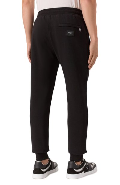 Хлопковые джоггеры DOLCE & GABBANA, арт. GVXQHT/G7M4Y, фото 4