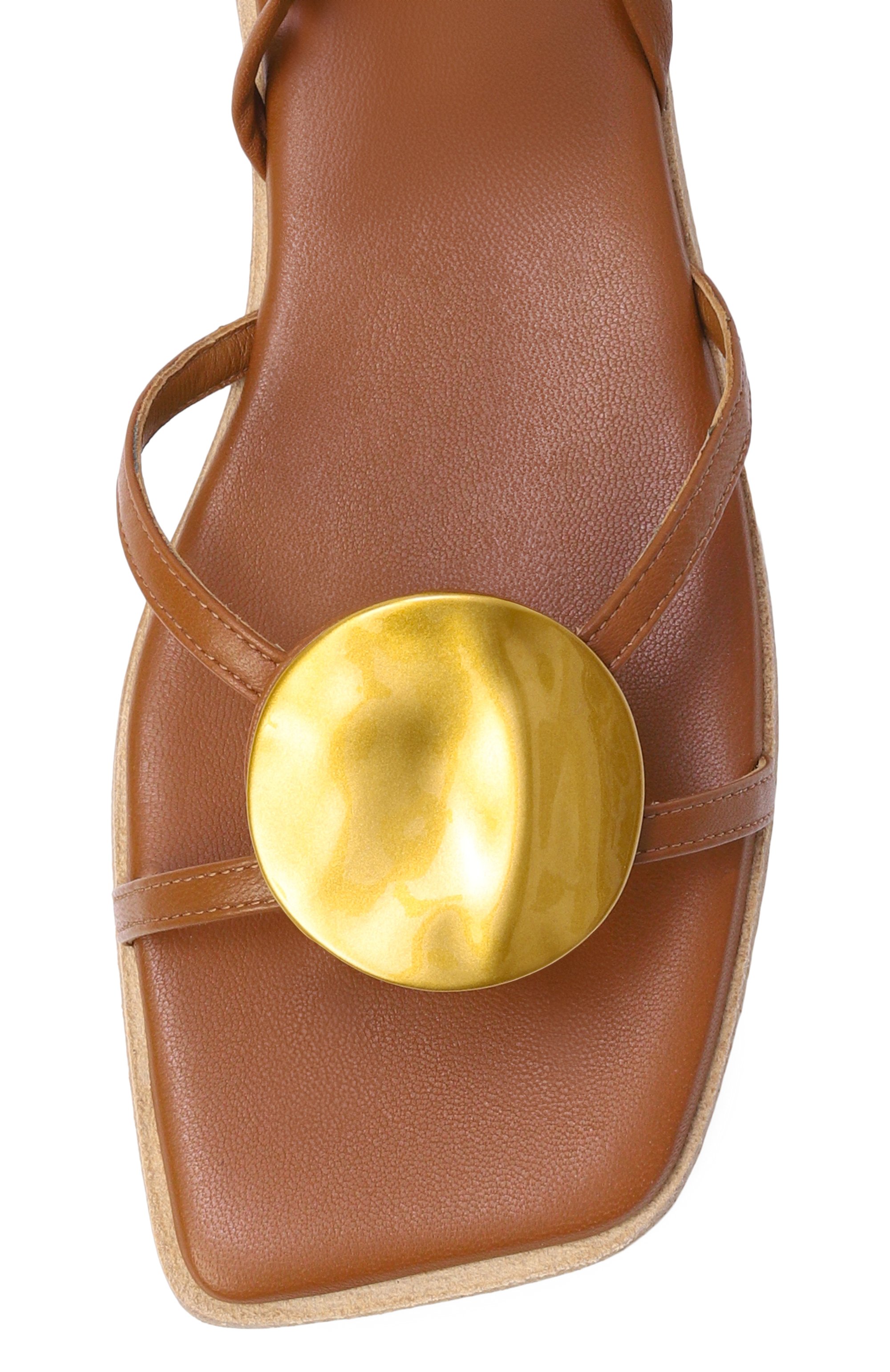 Кожаные сандалии VIC MATIE коричневого цвета по цене 41300 руб., арт. 1K5206D_G42H060321, фото 6 Кожаные сандалии VIC MATIE, арт. 1K5206D_G42H060321, фото 6