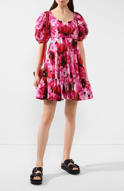 Хлопковое платье ALEXANDER MCQUEEN, арт. 610403/QCABB, фото 2