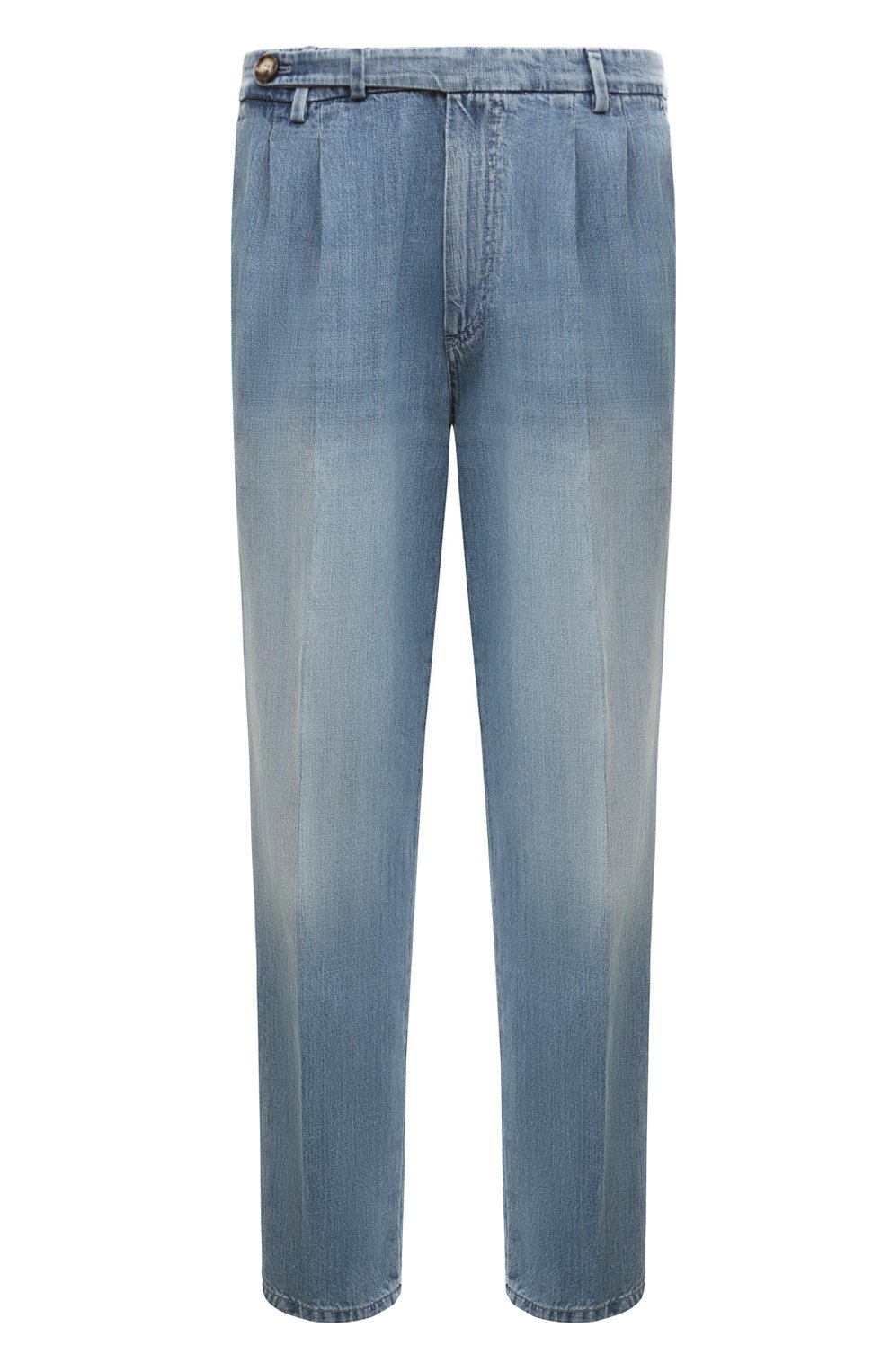 Джинсы leisure fit BRUNELLO CUCINELLI синего цвета по цене 95050 руб., арт. M0Z37B2254, фото 1 Джинсы leisure fit BRUNELLO CUCINELLI, арт. M0Z37B2254, фото 1