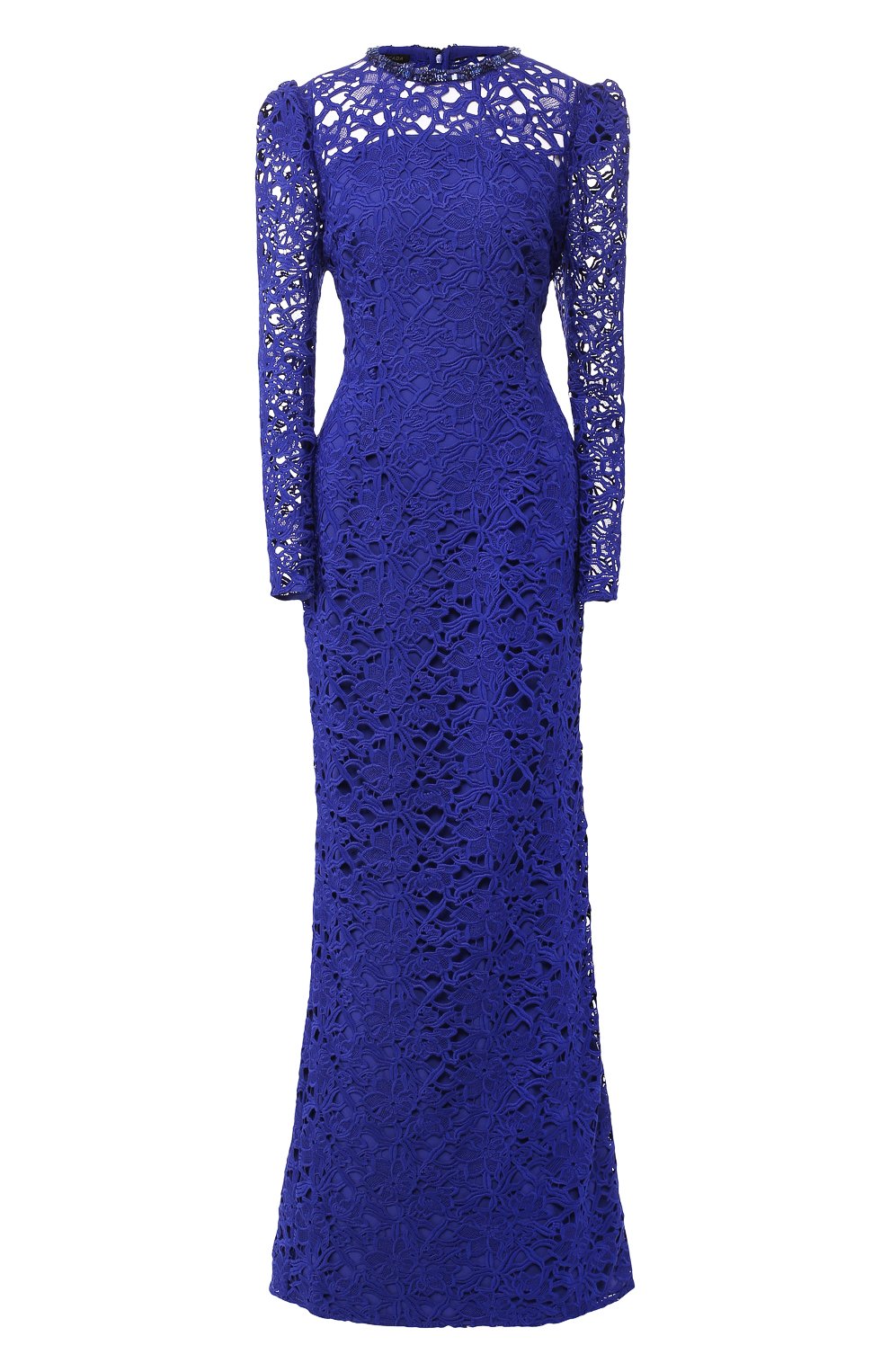 Кружевное платье-макси ESCADA синего цвета по цене 385000 руб., арт. 5028578, фото 1 Кружевное платье-макси ESCADA, арт. 5028578, фото 1