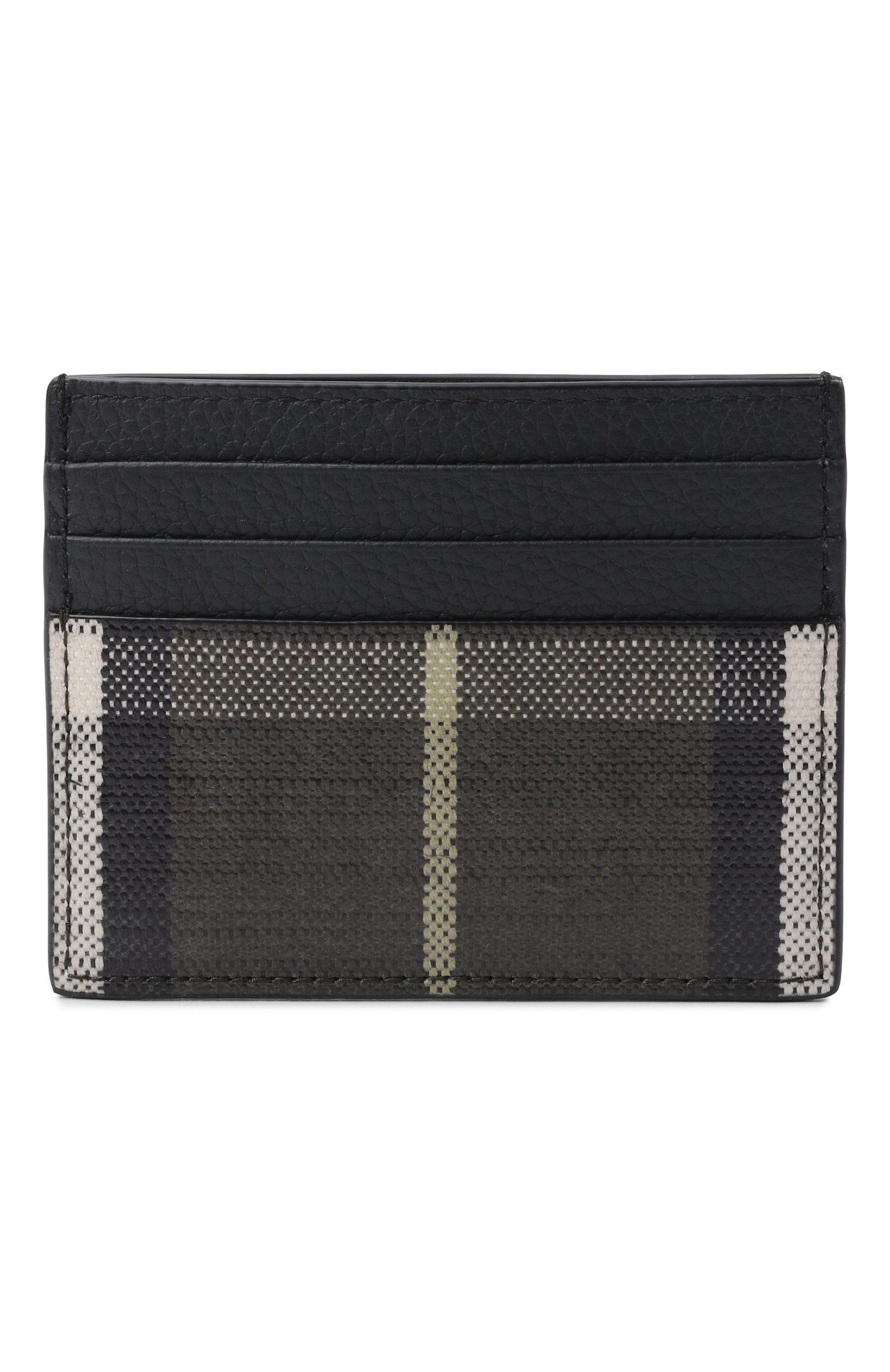 Текстильный футляр для кредитных карт BURBERRY темно-зеленого цвета по цене 32350 руб., арт. 8118835, фото 1 Текстильный футляр для кредитных карт BURBERRY, арт. 8118835, фото 1