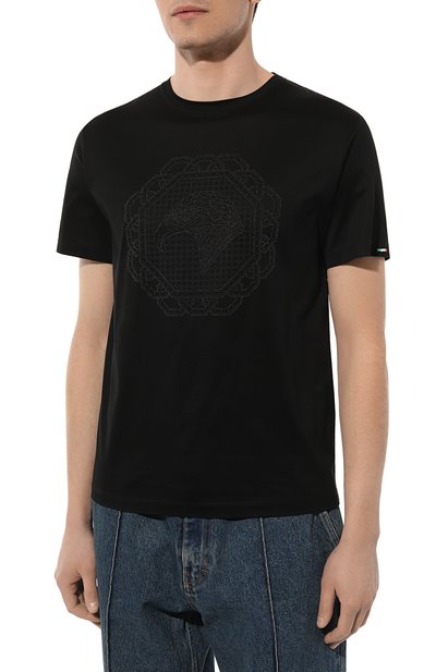 Хлопковая футболка STEFANO RICCI, арт. MNH4103160/TE0001, фото 3