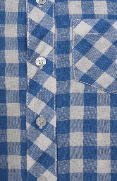 Рубашка из хлопка и льна BABYBU, арт. BI-B1026S235, фото 3